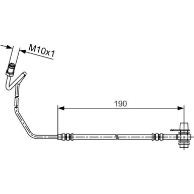 BOSCH | Bremsschlauch | 1 987 481 535