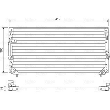 Valeo | Kondensator, Klimaanlage | 814495