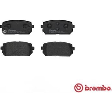 Brembo | Bremsbelagsatz, Scheibenbremse | P 30 040