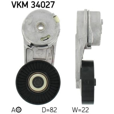 SKF | Spannrolle, Keilrippenriemen | VKM 34027