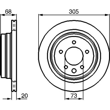 BOSCH | Bremsscheibe | 0 986 478 660