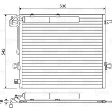 Valeo | Kondensator, Klimaanlage | 814025