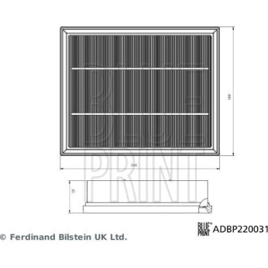 Blue Print | Luftfilter | ADBP220031