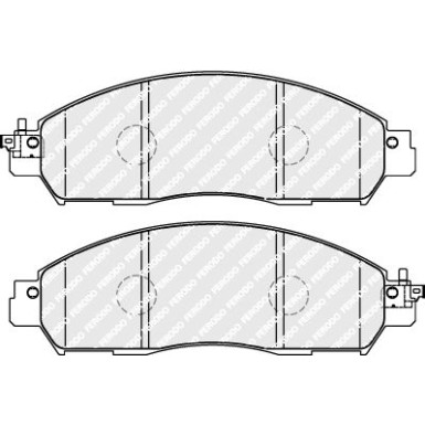 Ferodo | Bremsbelagsatz, Scheibenbremse | FDB5090