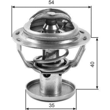 Gates | Thermostat, Kühlmittel | TH32387G1