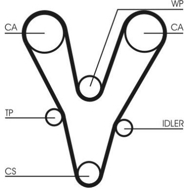 ContiTech | Zahnriemen | CT1073