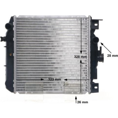 Mahle | Kühler, Motorkühlung | CR 651 000S