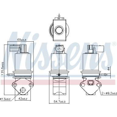 Nissens | AGR-Ventil | 98179