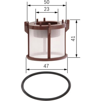 BOSCH | Kraftstofffilter | F 026 402 136