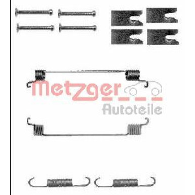 Metzger | Zubehörsatz, Bremsbacken | 105-0866