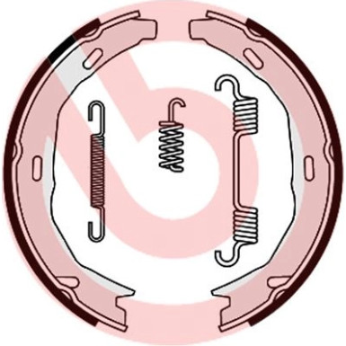 Brembo | Bremsbackensatz, Feststellbremse | S 50 522