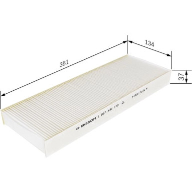 BOSCH 1 987 432 150 Innenraumfilter