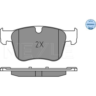 Meyle | Bremsbelagsatz, Scheibenbremse | 025 258 3317