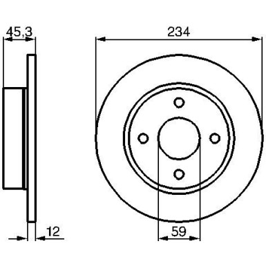 BOSCH | Bremsscheibe | 0 986 478 288