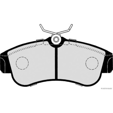 Herth+Buss Jakoparts | Bremsbelagsatz, Scheibenbremse | J3601051