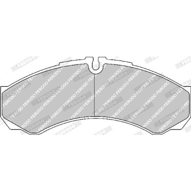 Ferodo | Bremsbelagsatz, Scheibenbremse | FVR1315
