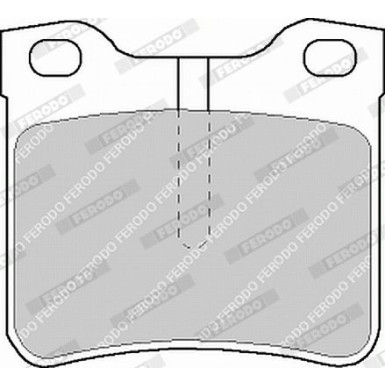 Ferodo | Bremsbelagsatz, Scheibenbremse | FVR1044