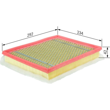 BOSCH F 026 400 013 Luftfilter