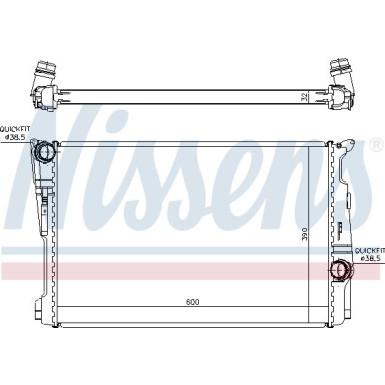 Nissens | Kühler, Motorkühlung | 60808