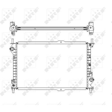 NRF | Kühler, Motorkühlung | 54755