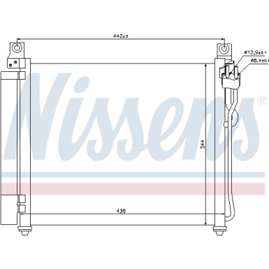 Nissens | Kondensator, Klimaanlage | 940172