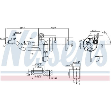 Nissens | Trockner, Klimaanlage | 95449