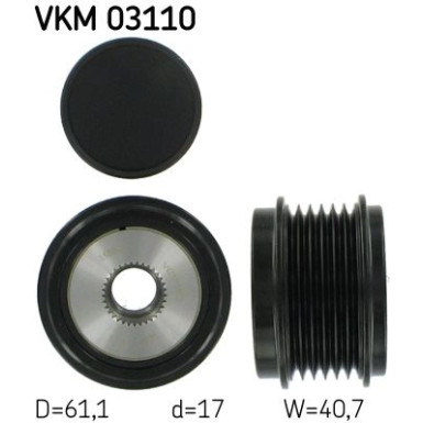 SKF | Generatorfreilauf | VKM 03110