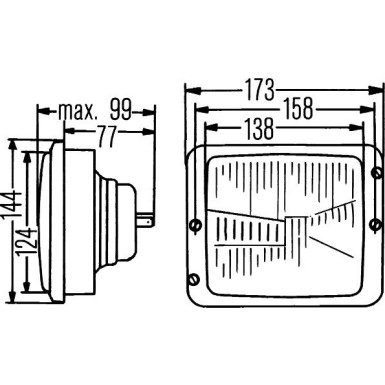 Hella | Hauptscheinwerfer | 1AA 004 109-001