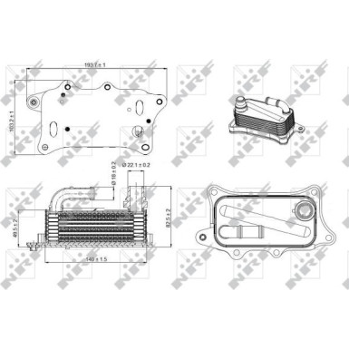 NRF | Ölkühler, Motoröl | 31270