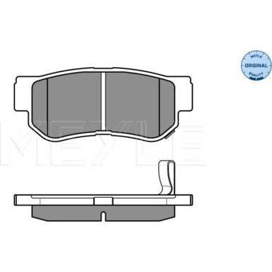 Meyle | Bremsbelagsatz, Scheibenbremse | 025 235 4314/W