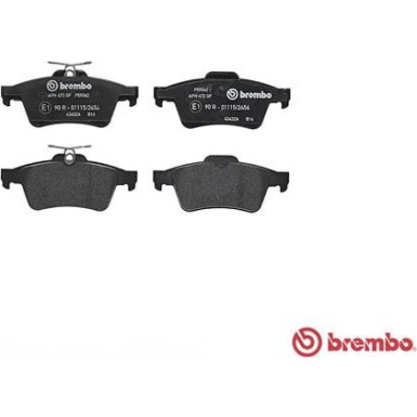 Brembo | Bremsbelagsatz, Scheibenbremse | P 59 042