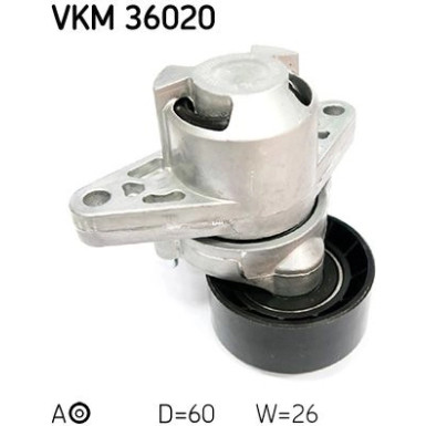 SKF | Spannrolle, Keilrippenriemen | VKM 36020