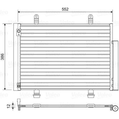 Valeo | Kondensator, Klimaanlage | 814418