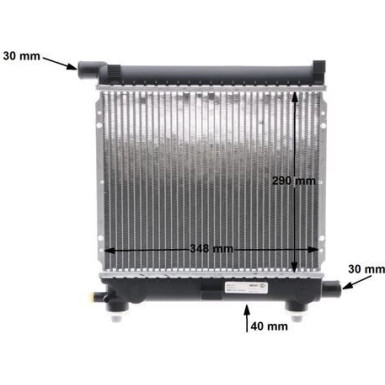 Mahle | Kühler, Motorkühlung | CR 235 000S