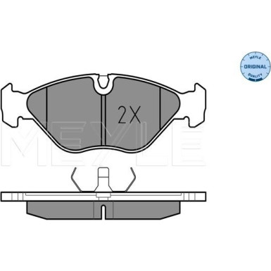 Meyle | Bremsbelagsatz, Scheibenbremse | 025 211 5419