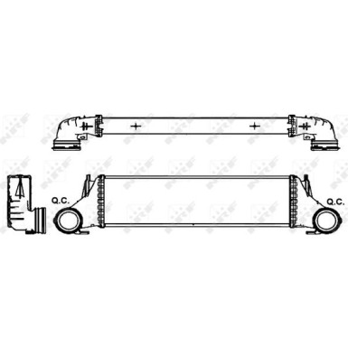 NRF | Ladeluftkühler | 30323