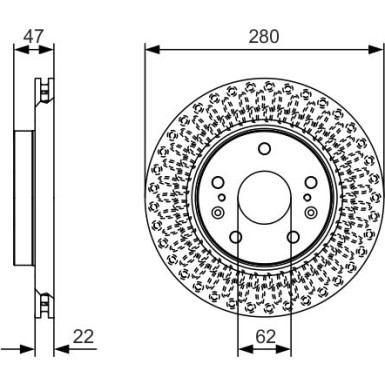 BOSCH | Bremsscheibe | 0 986 479 C40