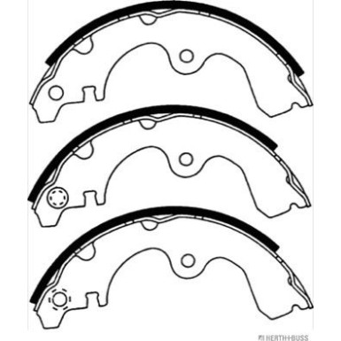 Herth+Buss Jakoparts | Bremsbackensatz | J3502047
