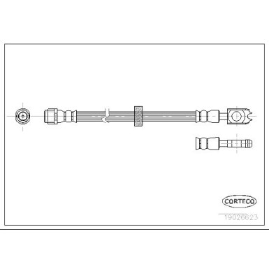 Corteco | Bremsschlauch | 19026623