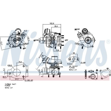 Nissens | Lader, Aufladung | 93139