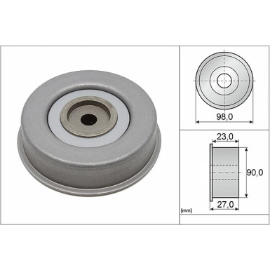 INA | Umlenk-/Führungsrolle, Keilrippenriemen | 532 0381 20