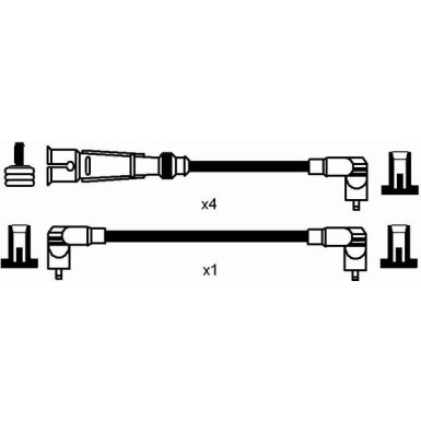 NGK | Zündleitungssatz | 0941