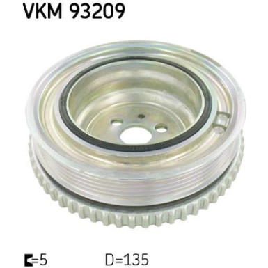 SKF | Riemenscheibe, Kurbelwelle | VKM 93209