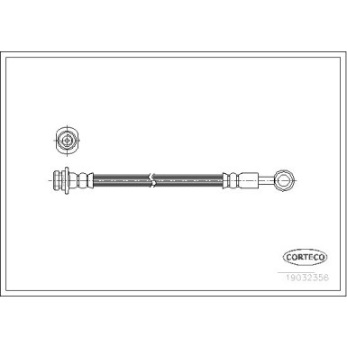 Corteco | Bremsschlauch | 19032356