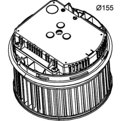 Mahle | Innenraumgebläse | AB 261 000P