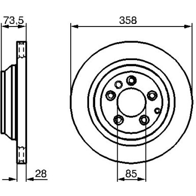 BOSCH | Bremsscheibe | 0 986 479 259