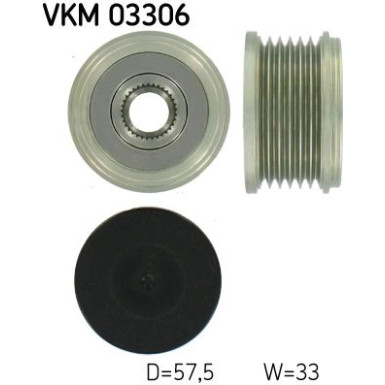 SKF | Generatorfreilauf | VKM 03306