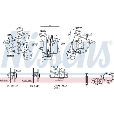 Nissens | Lader, Aufladung | 93072