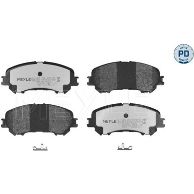 Meyle | Bremsbelagsatz, Scheibenbremse | 025 220 6518/PD