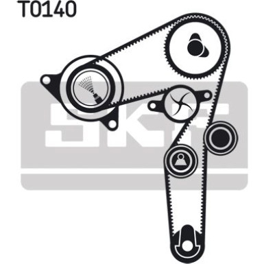 SKF | Zahnriemensatz | VKMA 02174